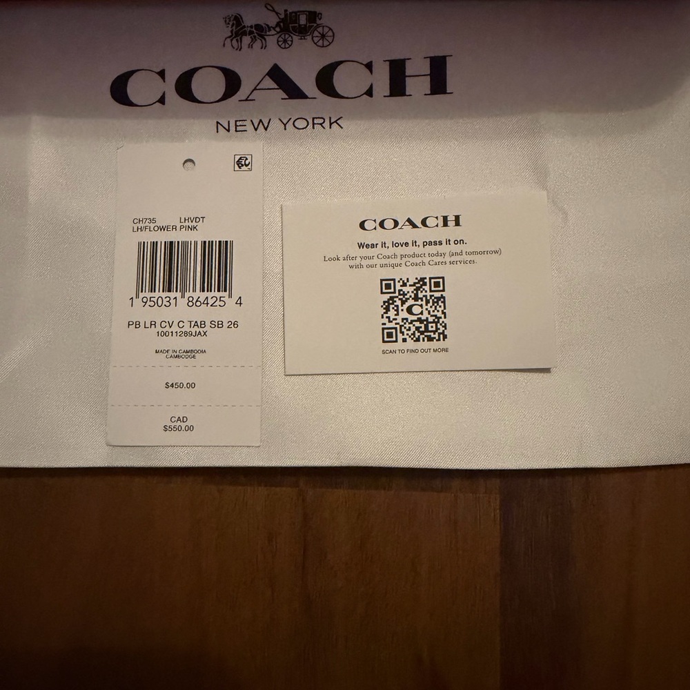 Coach Tabby 26 in Pink Flower - Picture 5 of 11